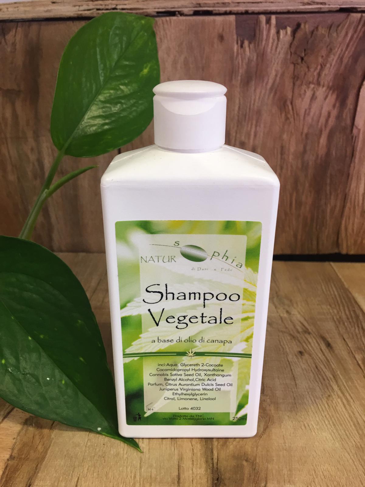 Shampoo Vegetale all'Olio di Canapa