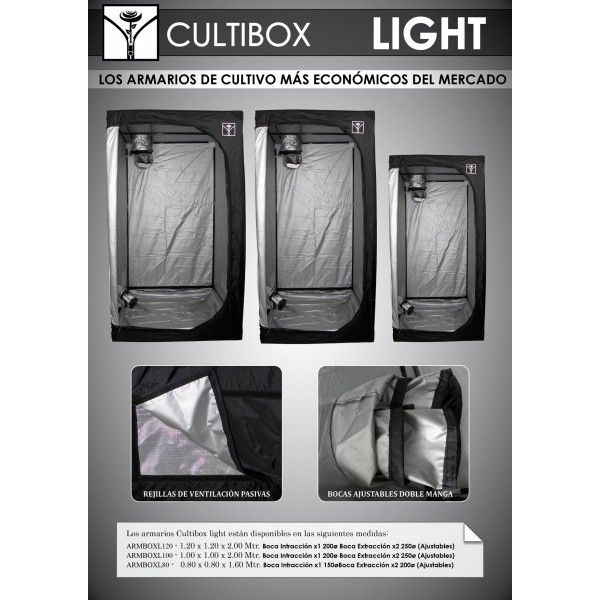 CULTIBOX LIGHT PLUS 100X100X200CM