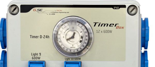 Quadro Elettrico GSE Timer Box II 12x600W